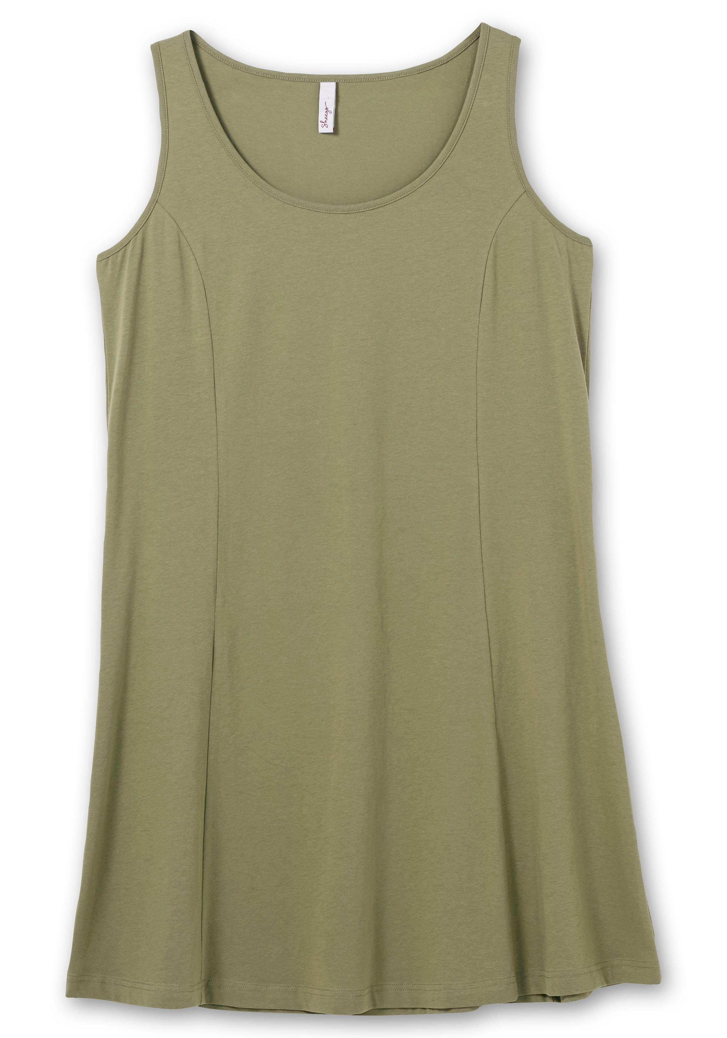 Kleid in A-Linie mit breiten Trägern