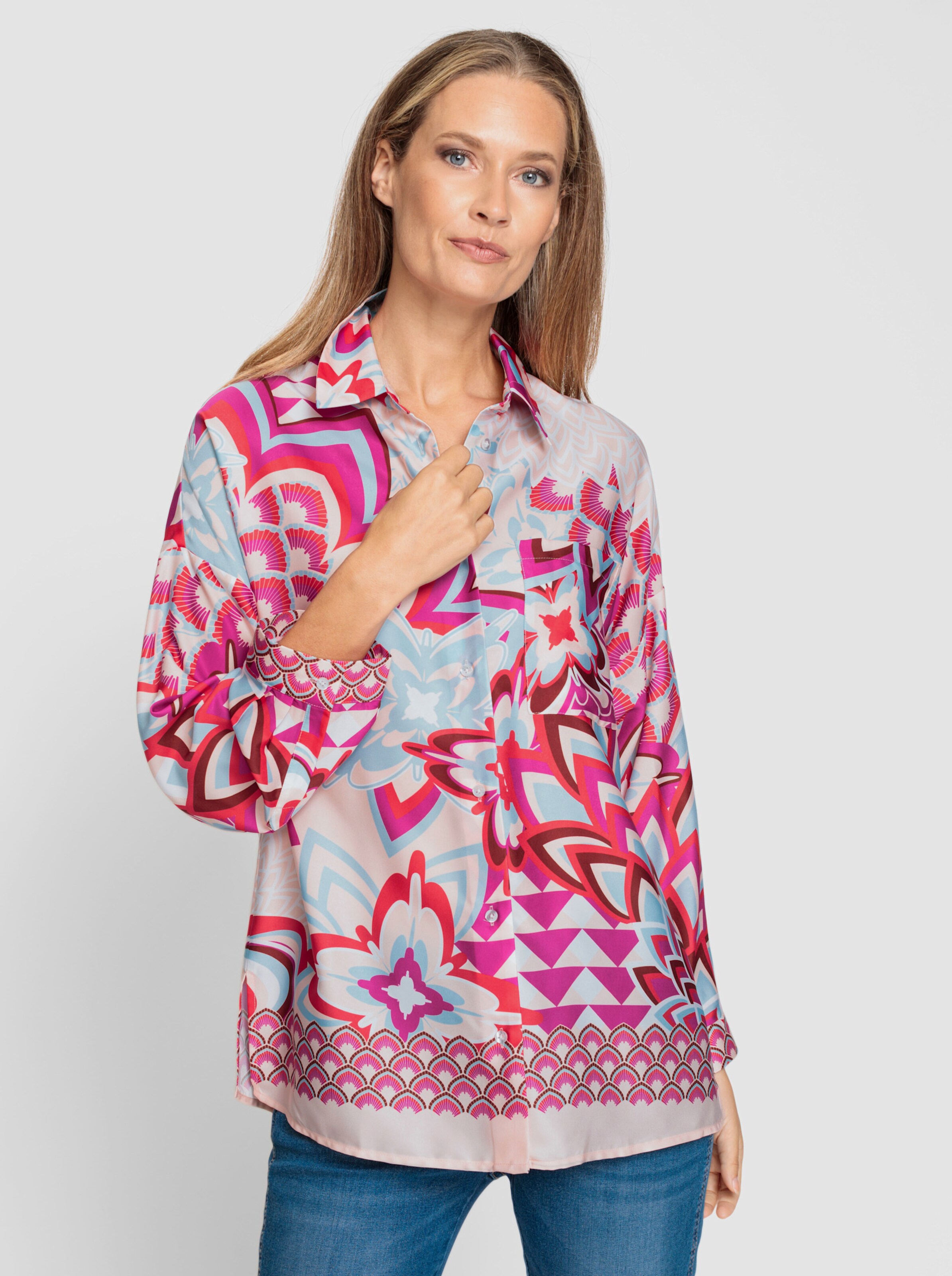 Druckbluse