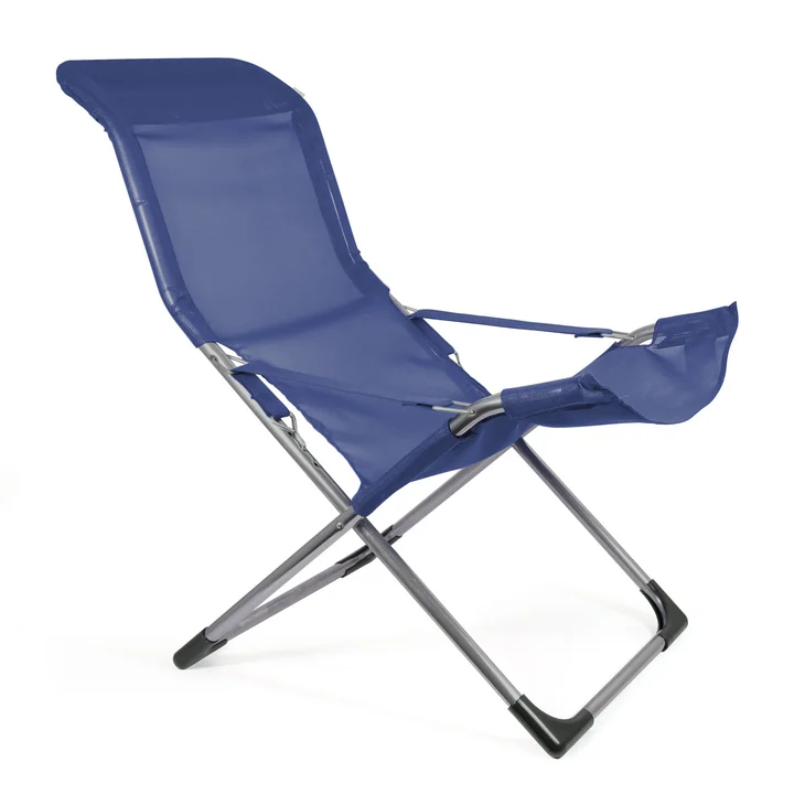 Fiam - Fiesta Sessel, Aluminium / dunkelblau