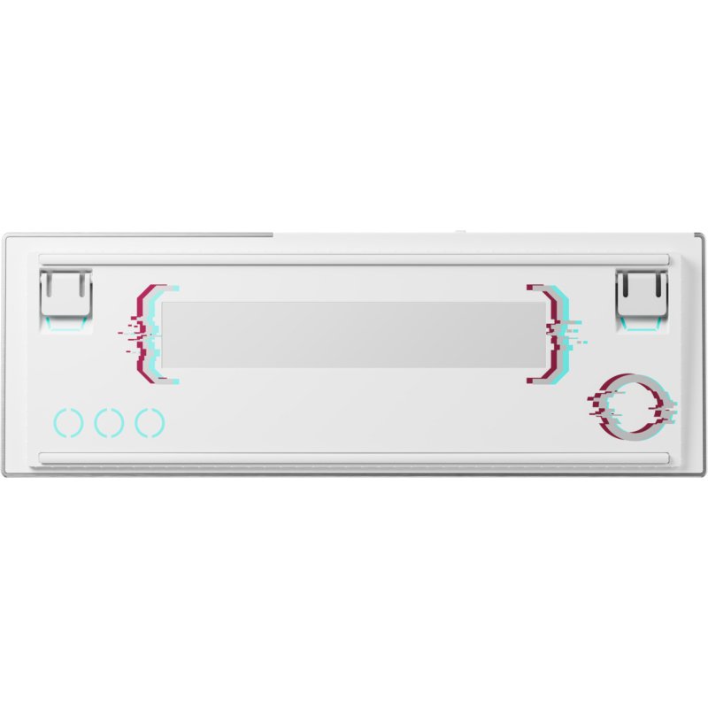 CHERRY MX 8.2 Pro TMR Wireless clavier Gaming USB + RF Wireless + Bluetooth AZERTY Français Argent, Blanc