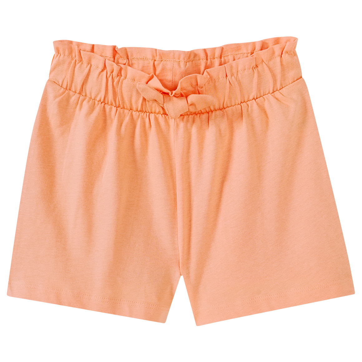 Topomini 2 Baby Shorts mit Zierschleifen helllila / hellorange