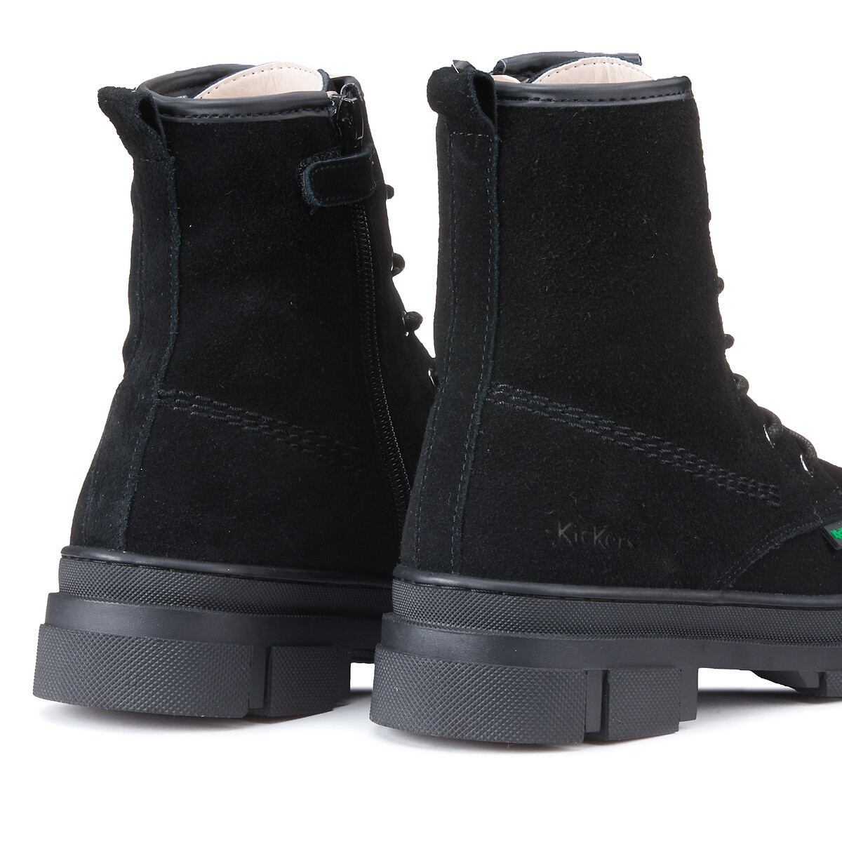 KICKERS<br>Botas de couro com cadarço Kick Goji