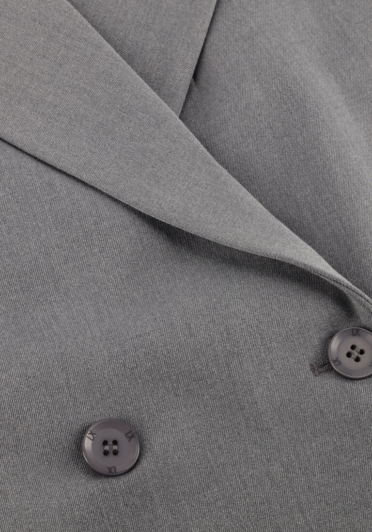 grijze alix the label blazer double breasted blazer