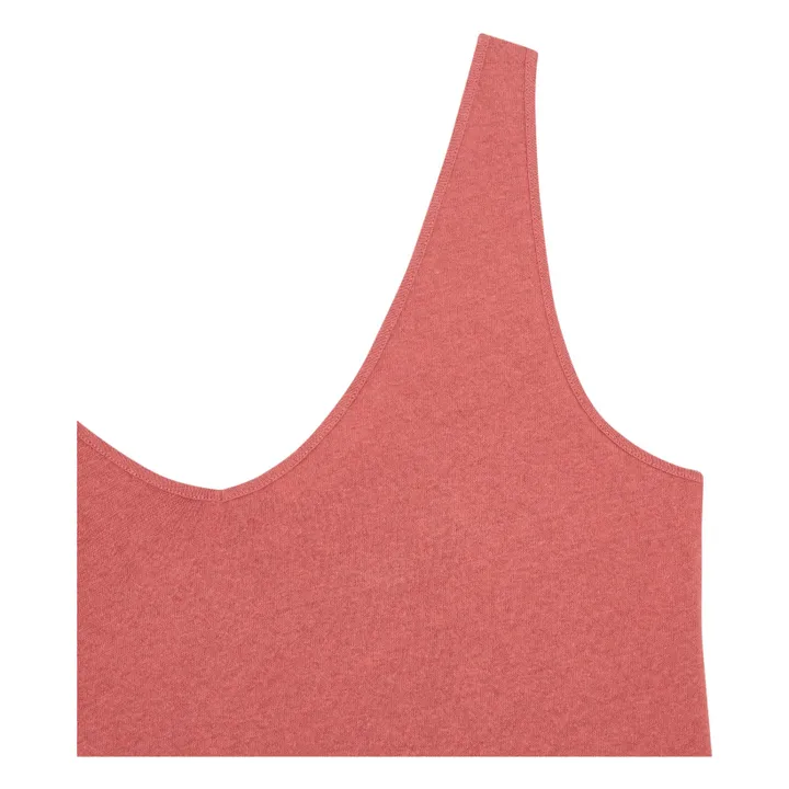 SMALLABLE BASICS Débardeur Femme Coton et Lin  | Terracotta