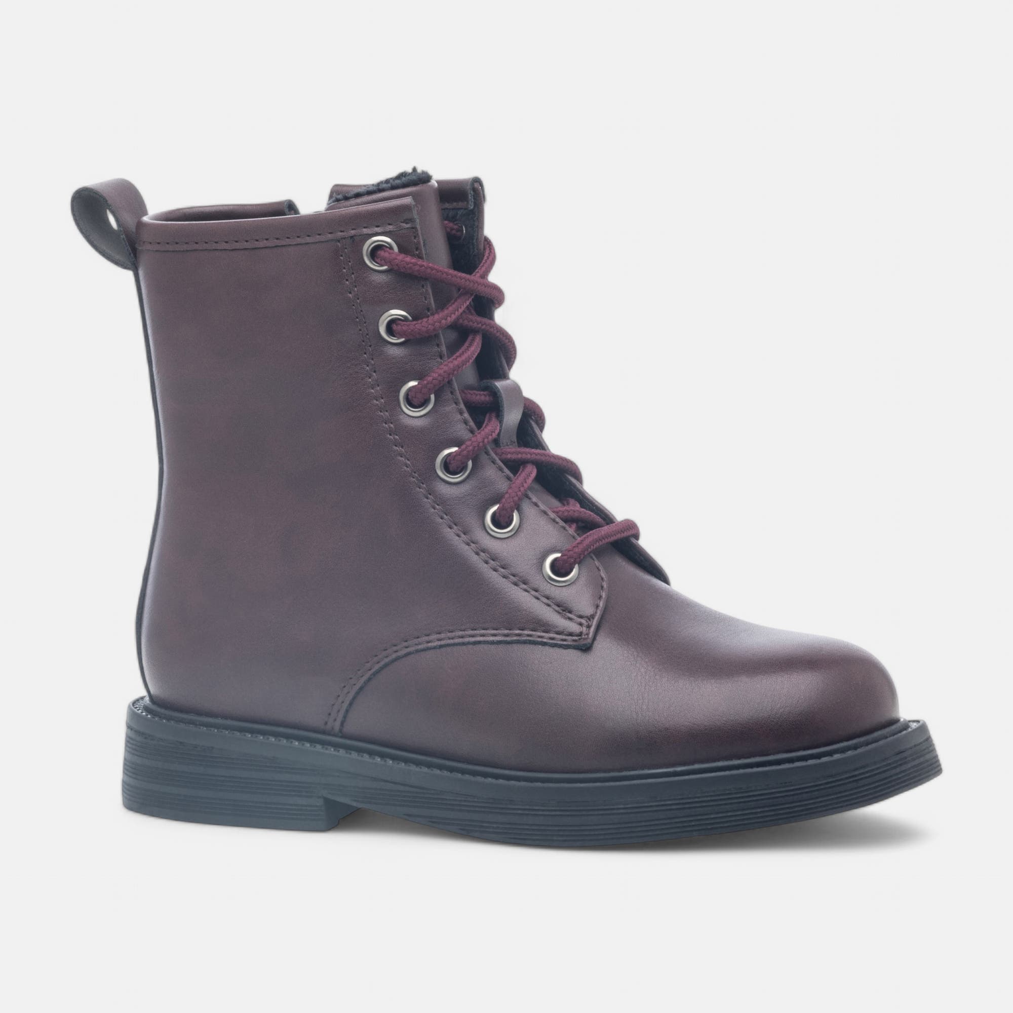 Boots Fille bordeaux