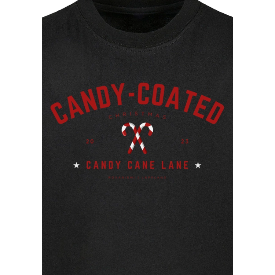 F4NT4STIC Basic Kids Tee Weihnachten Candy Coated Christmas schwarz