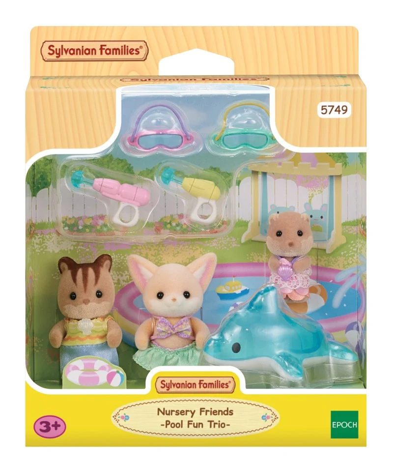 Sylvanian Families - Børnehavevenner - Badebassin Trio (5749)