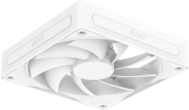NZXT F120Q V2 Quiet Airflow 120mm PWM blæser (hvid)