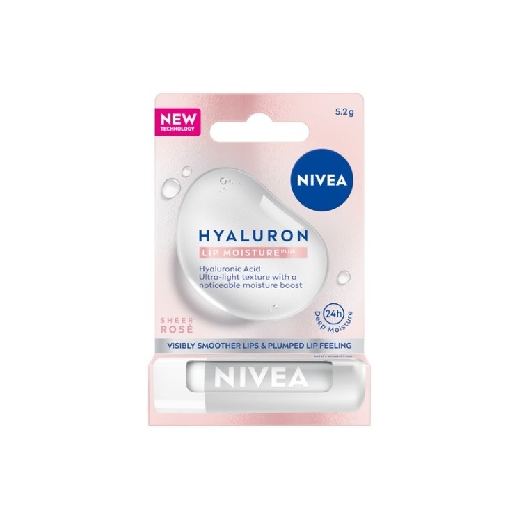 Nivea Sheer Rose feuchtigkeitsspendender Lippenbalsamstift 5 g