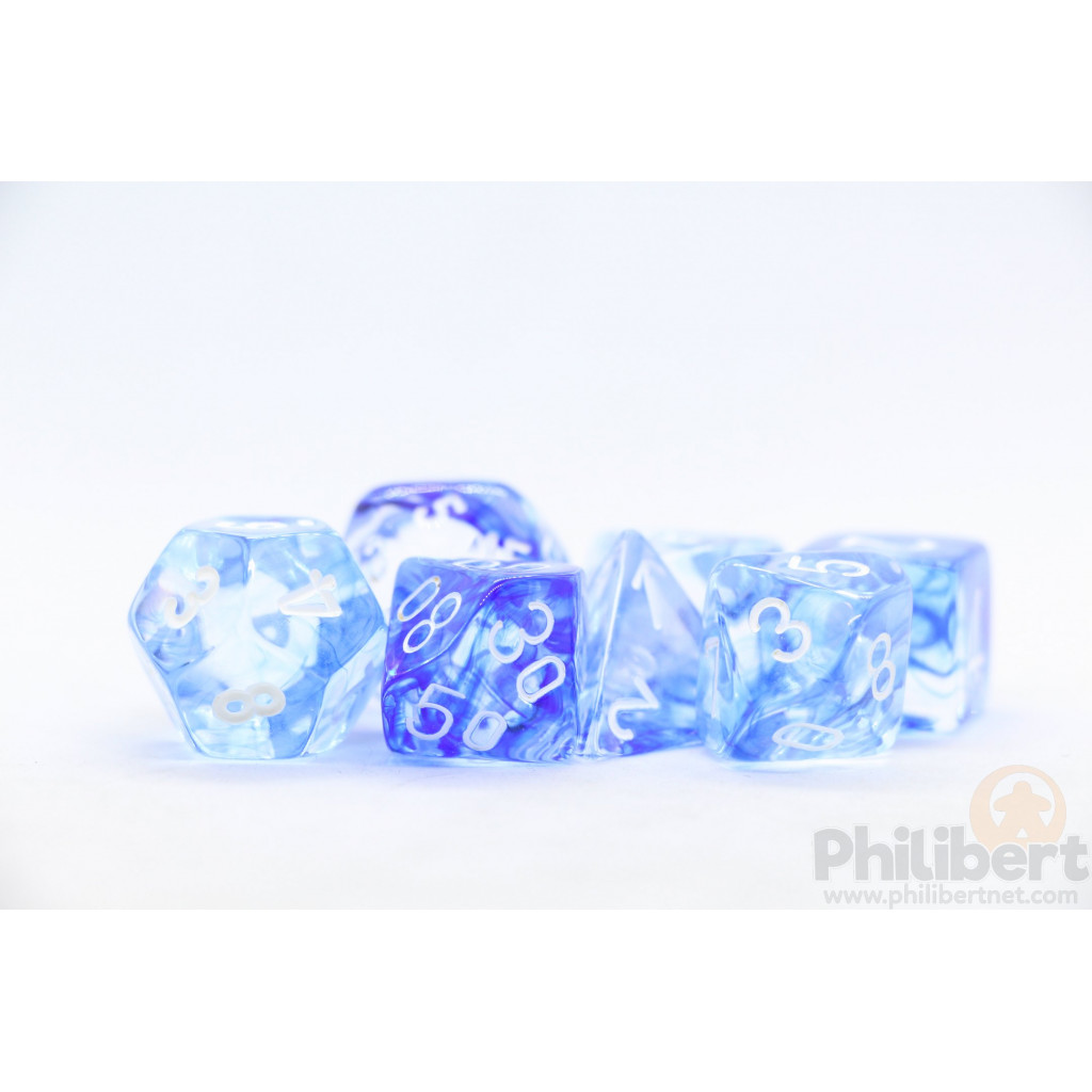 Set de 7 Dés JDR Chessex : Nebula