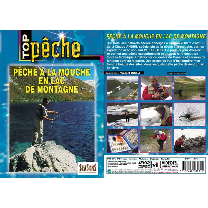 Dvd - Peche À La Mouche En Lac De Montagne
