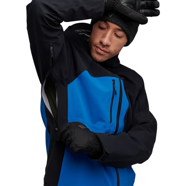 Veste de ski BLACK DIAMOND RECON STRETCH PRO SHELL BLACK/KINGFISHER