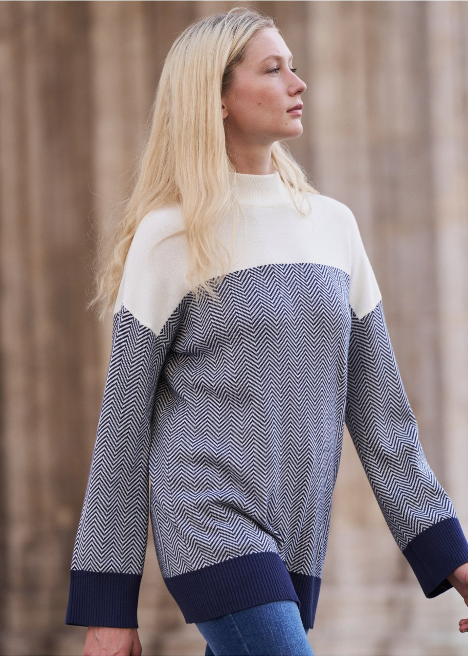 Pull long en maille