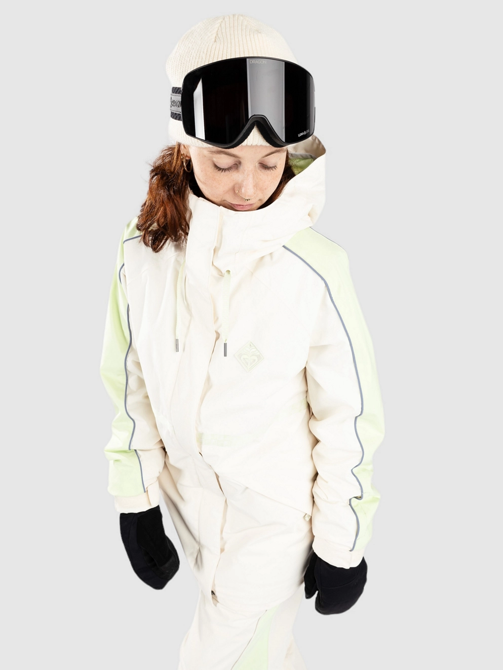 Roxy Highridge Hoodie Jacket buttercream