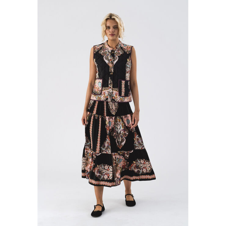 Lollys Laundry MorningLL Midi Skirt Flower print