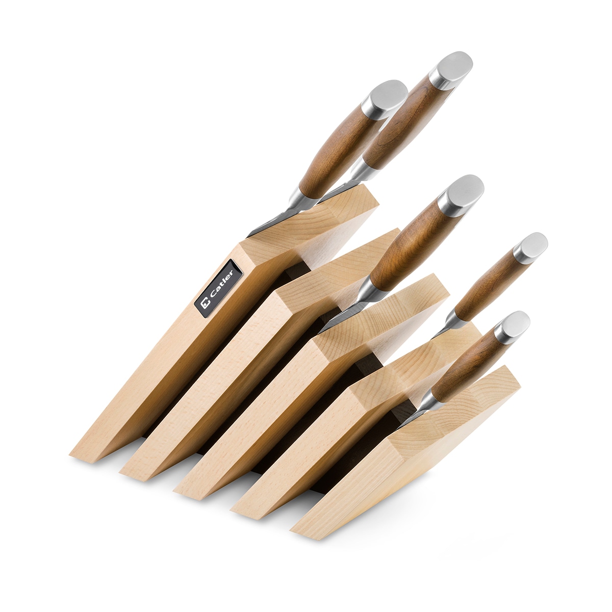 CATLER Magnetisk knivstativ for 10 kniver BØK