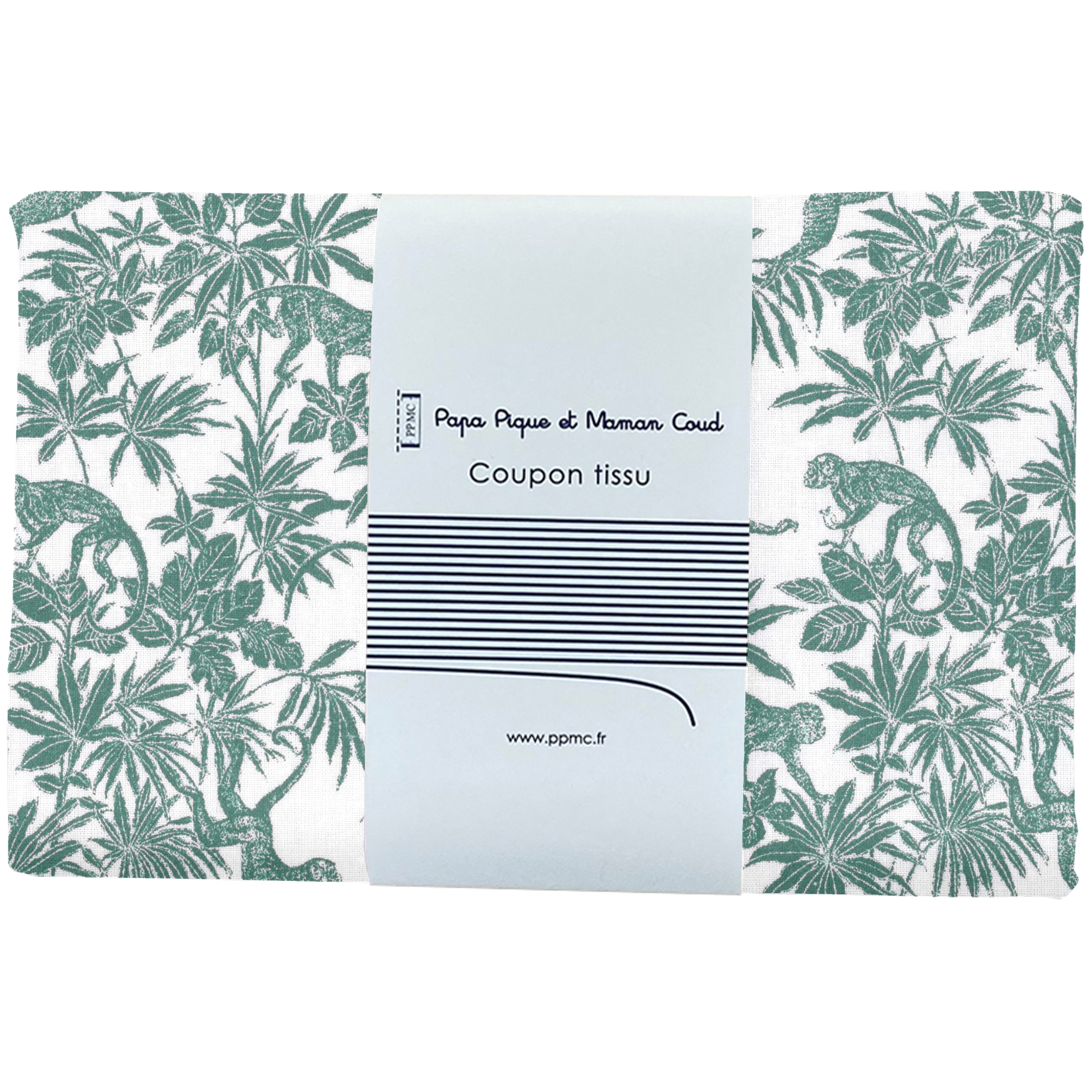 Coupon Tissu 1 M Jungle Vintage