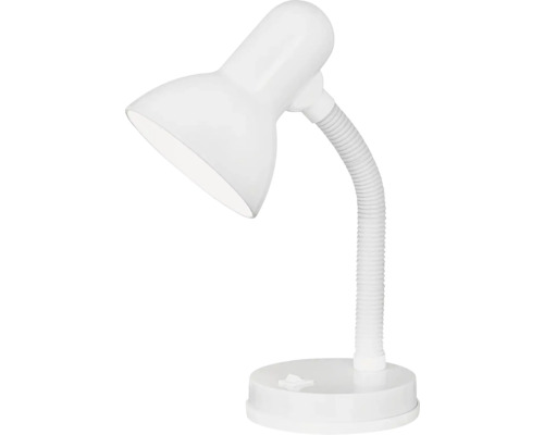 Bureaulamp, 1-lichts, H 30 cm, basic wit