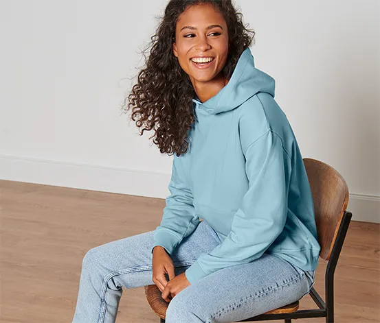 Hoodie, hellblau