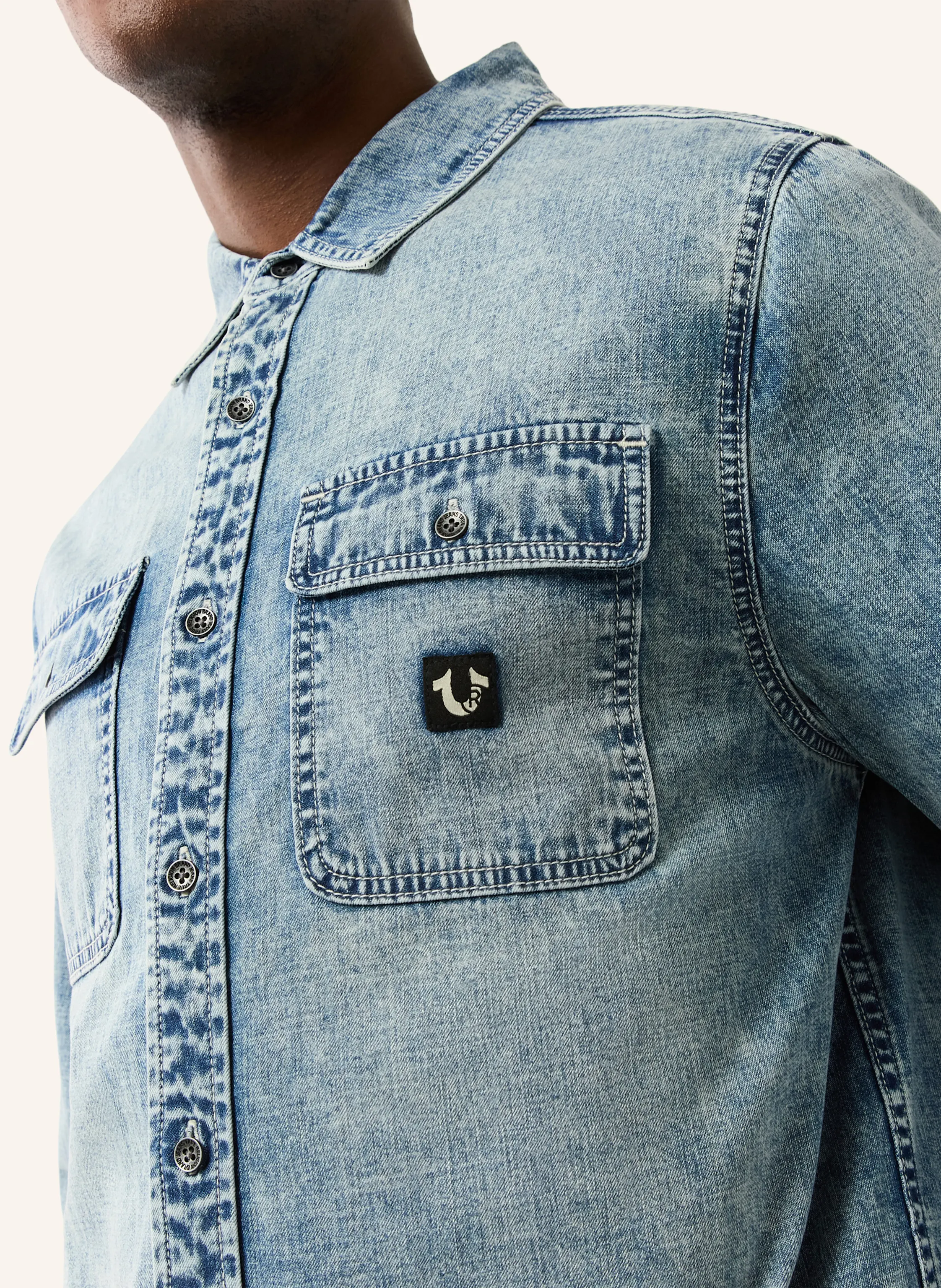 TRUE RELIGION Jeanshemd