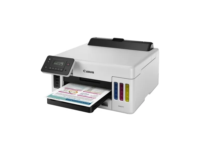 Canon MAXIFY GX5050 - Printer - farve - Duplex - blækprinter - ITS - A4/Legal - 600 x 1200 dpi - op til 24 ipm (mono) / op til 15.5 ipm (farve) - kapacitet: 350 ark - LAN, Wi-Fi(n), USB 2.0