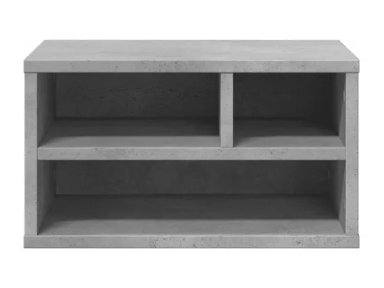 Support d'imprimante gris béton 40x32x22,5 cm bois d'ingénierie