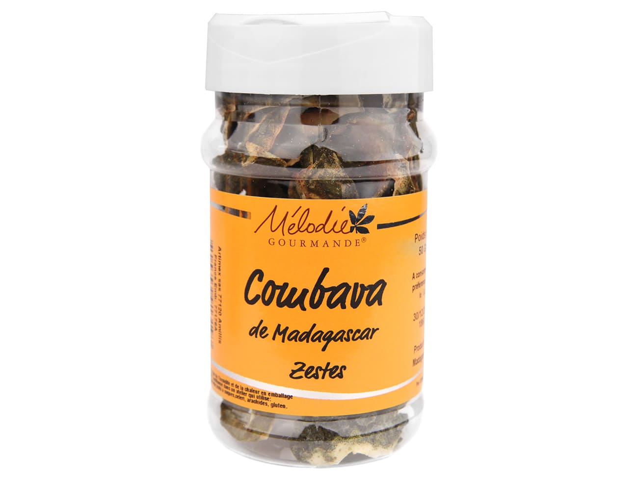 Zestes de Combava entiers - 50 g - Mélodie Gourmande