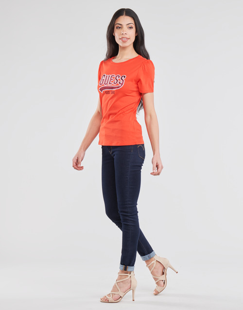 Guess - SS CN MARISOL TEE - Rouge