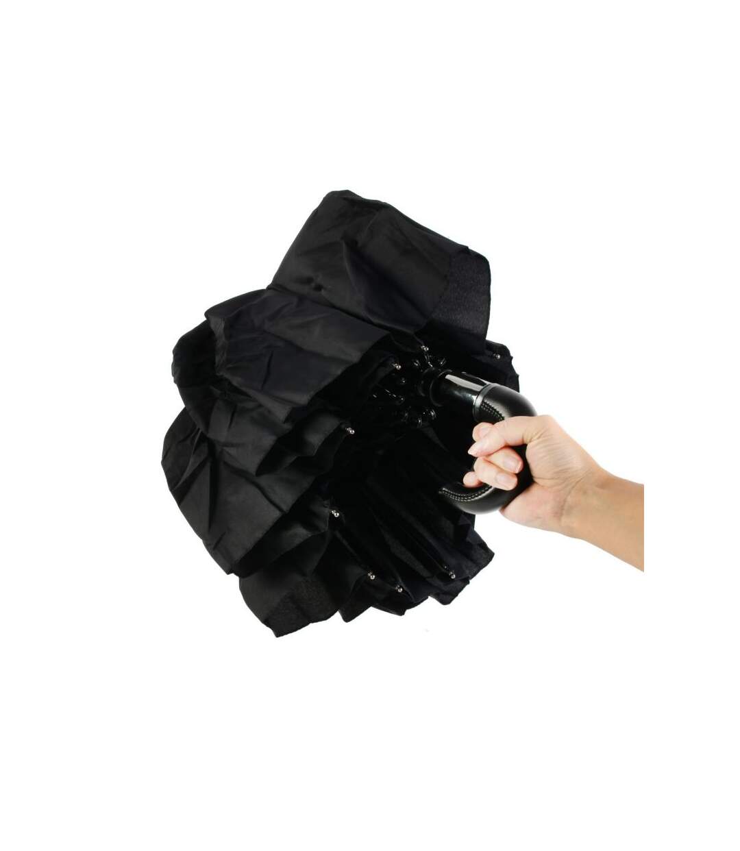 Paris Prix - Parapluie Pliable Automatique rain 32cm Noir