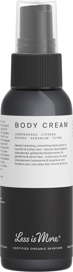 Less Is More Organic Body Cream Lemongrass