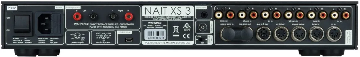 Naim NAIT XS 3 Amplis hi-fi stéréo