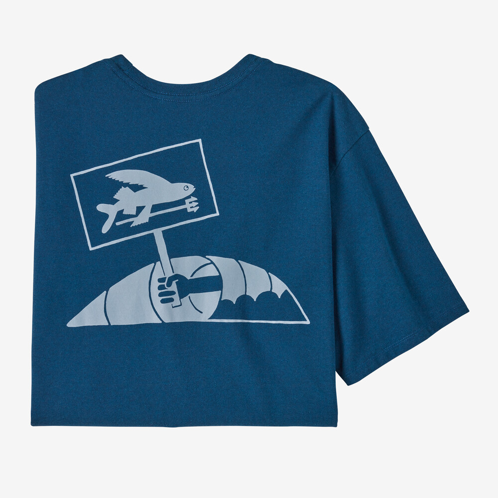 Herren-T-Shirt „Flying Fish Protest Responsibili-Tee“