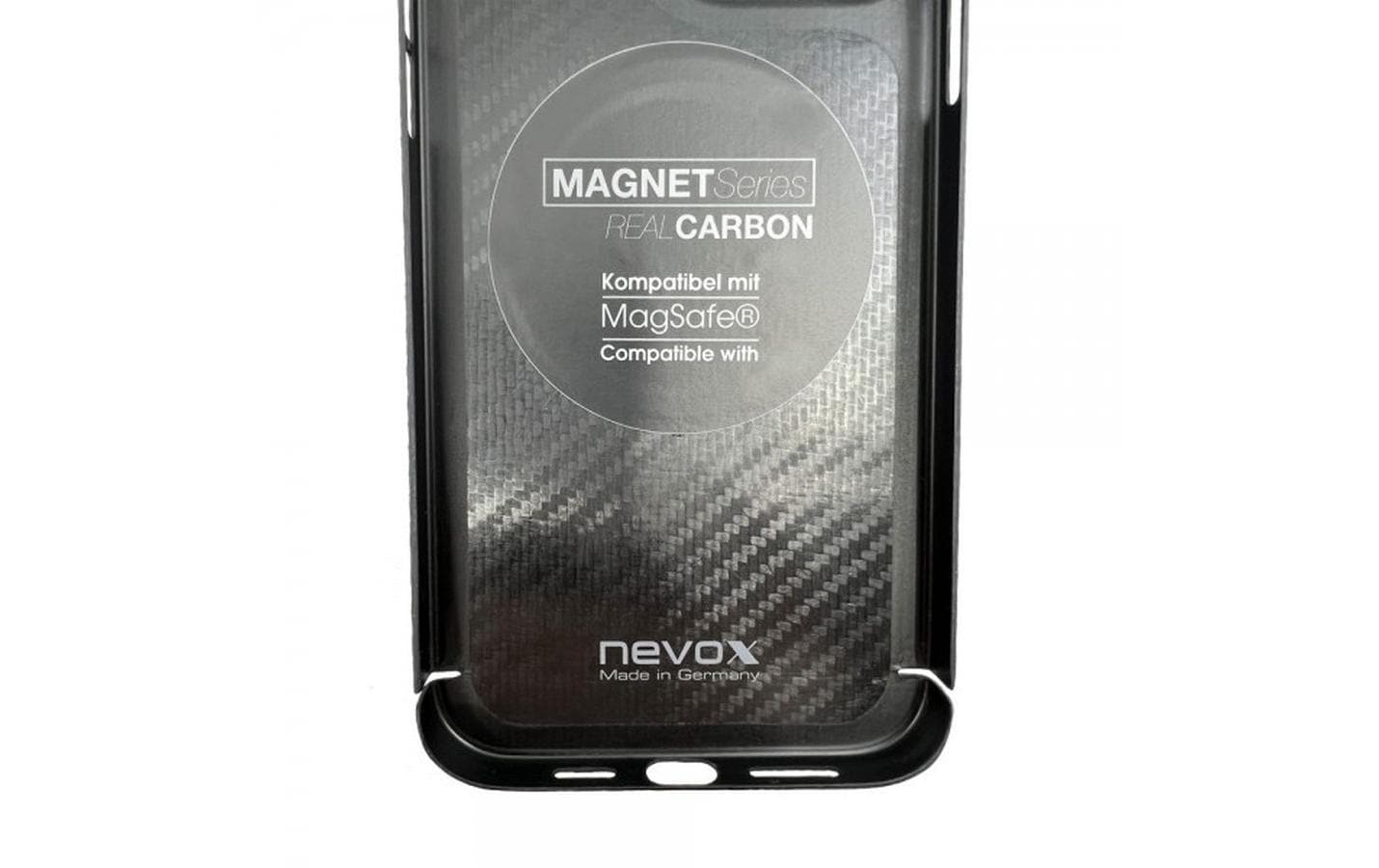 Back Cover Carbon Series Magsafe iPhone 16 Pro Schwarz<br>Schutzhülle mit Magsafe für das Apple iPhone 16 Pro