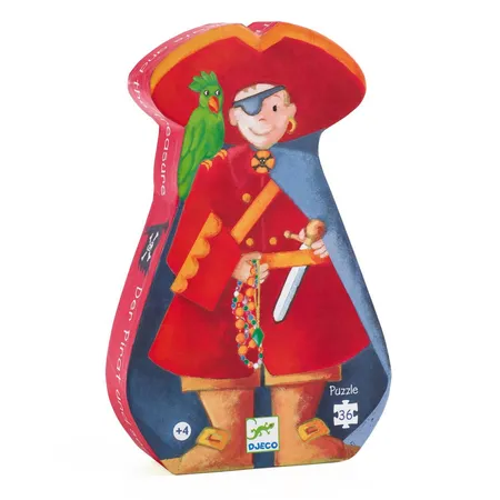 Djeco Puzzle: Pirat, 36 Teile