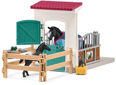 Schleich Lekesett Hesteboks med Hoppe og Føll
