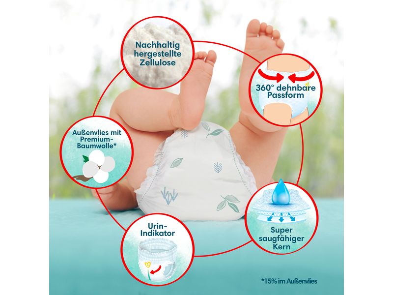 Pampers Windeln Harmonie Pants Junior Grösse 5 Monatsbox 12-17 kg, 144 Stück