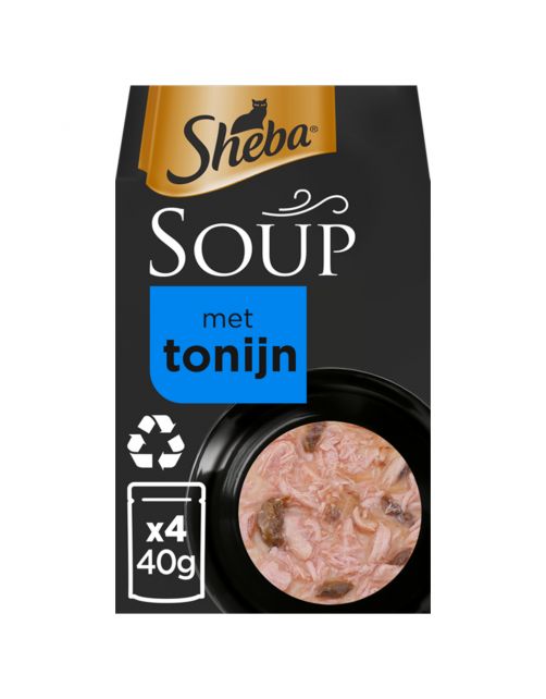 Sheba Soup 4x40 g - Kattenvoer