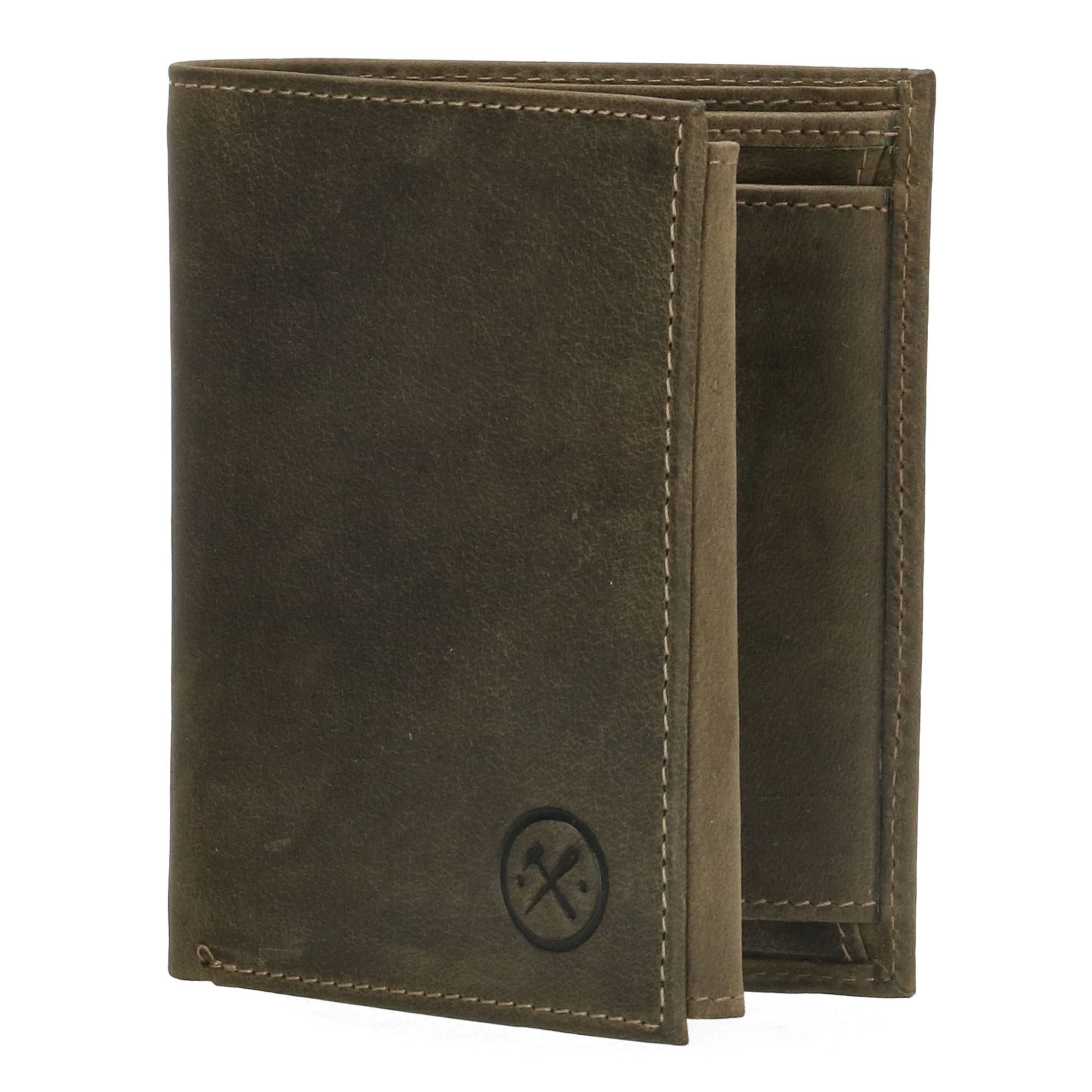 Hide & Stitches Idaho Portemonnee Billfold Olijfgroen