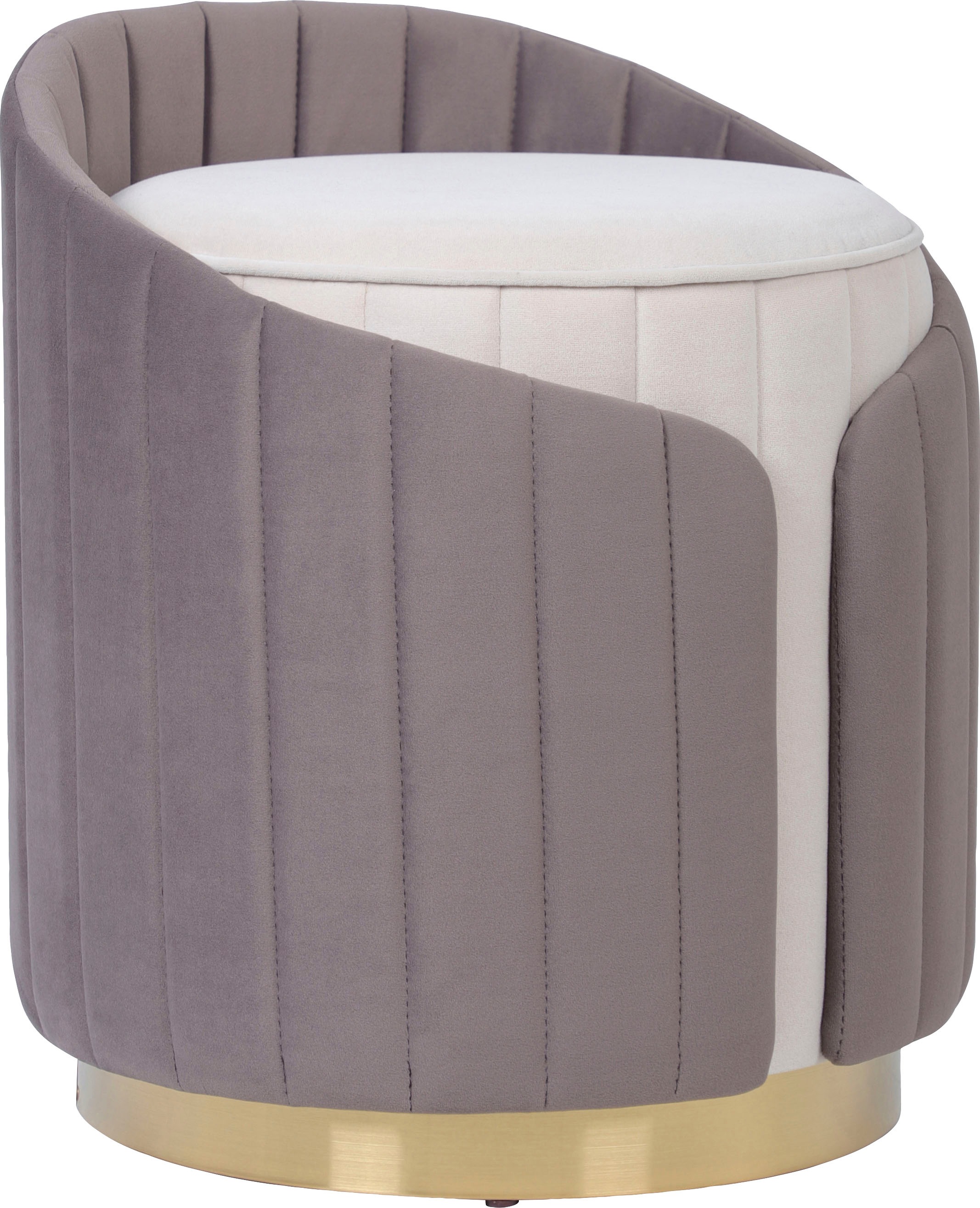 Kayoom Sitzhocker »Hocker Corin 145, Modernes Design, Komfortabel mit Rückenstütze« 1 Stk. tlg. zweifarbig, modern, komfortable Rückenstütze,