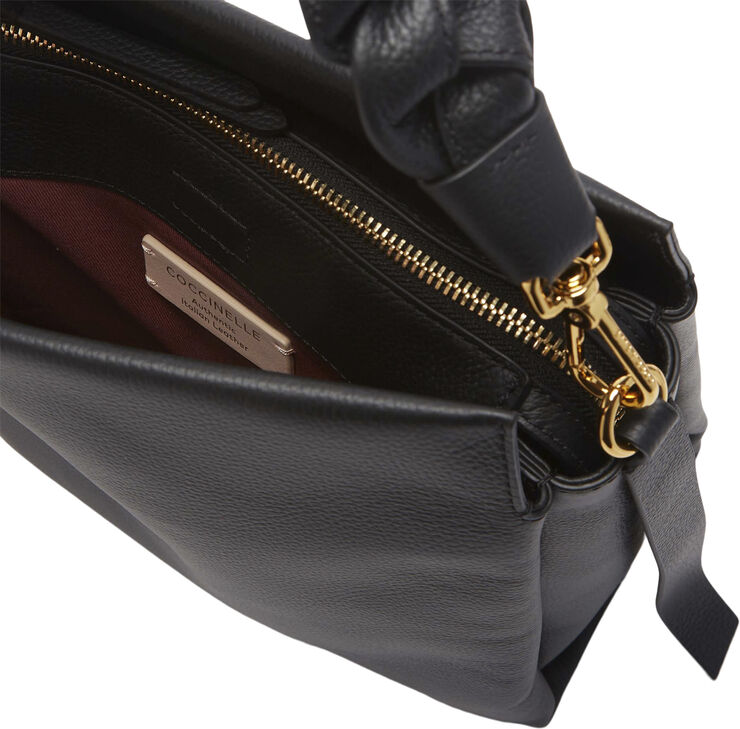 Coccinelle BOHEME GRANA DOUBLE Noir/cuir