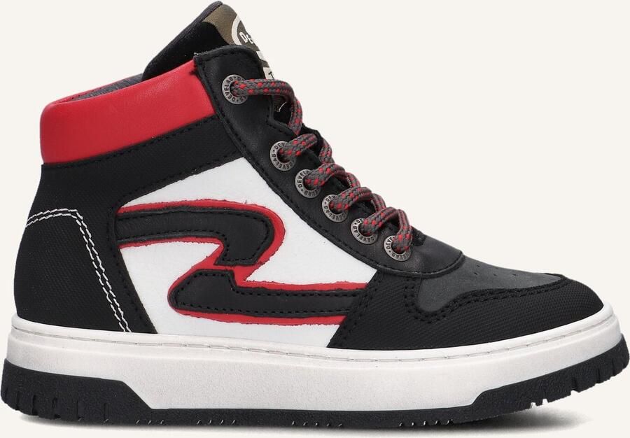 Develab 45371 Sneakers Jongens Leren Sneaker Zwart