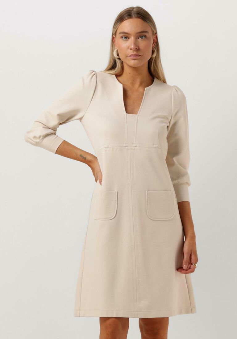 SUMMUM witte summum mini jurk dress with pockets punto milano