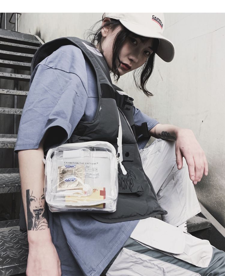 SUNMAN - Transparante crossbodytas