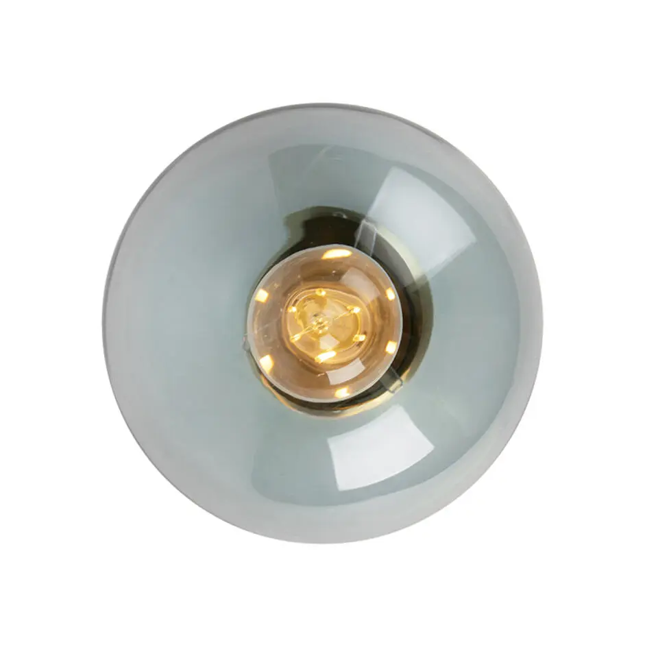 Qazqa plafondlampen pallon turquoise e27