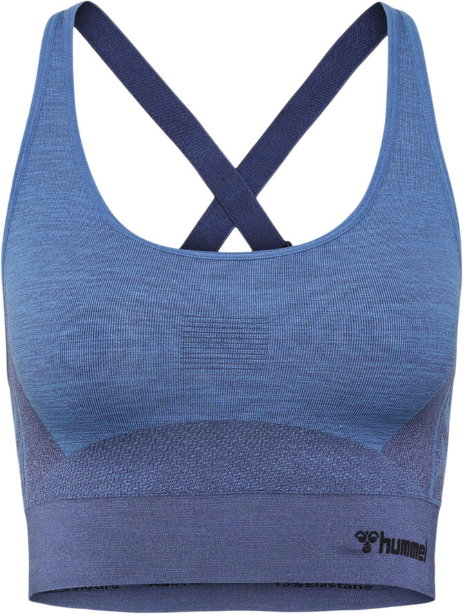 Hummel Clea Seamless sports bh Blå