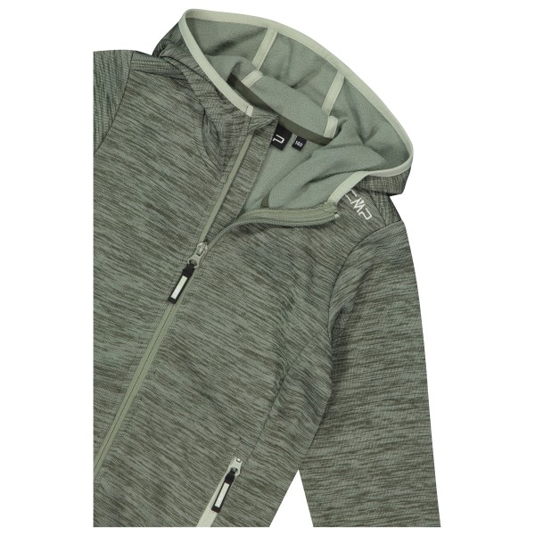 CMP - Girl's Jacquard Knitted Jacket Fix Hood - Veste polaire