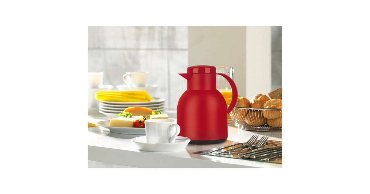 EmsaSAMBA Isoleerkan  (Rood/transparant, 1 Liter, Quick Press Sluiting)
