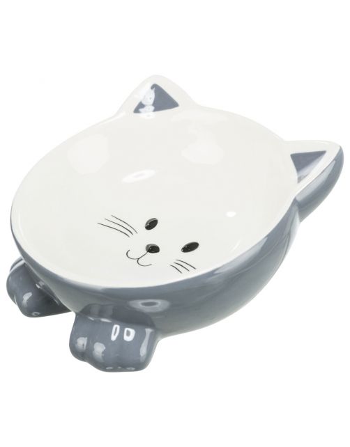 Trixie Voer\/Waterbak - Kattenvoerbak - ø14 cm Assorti
