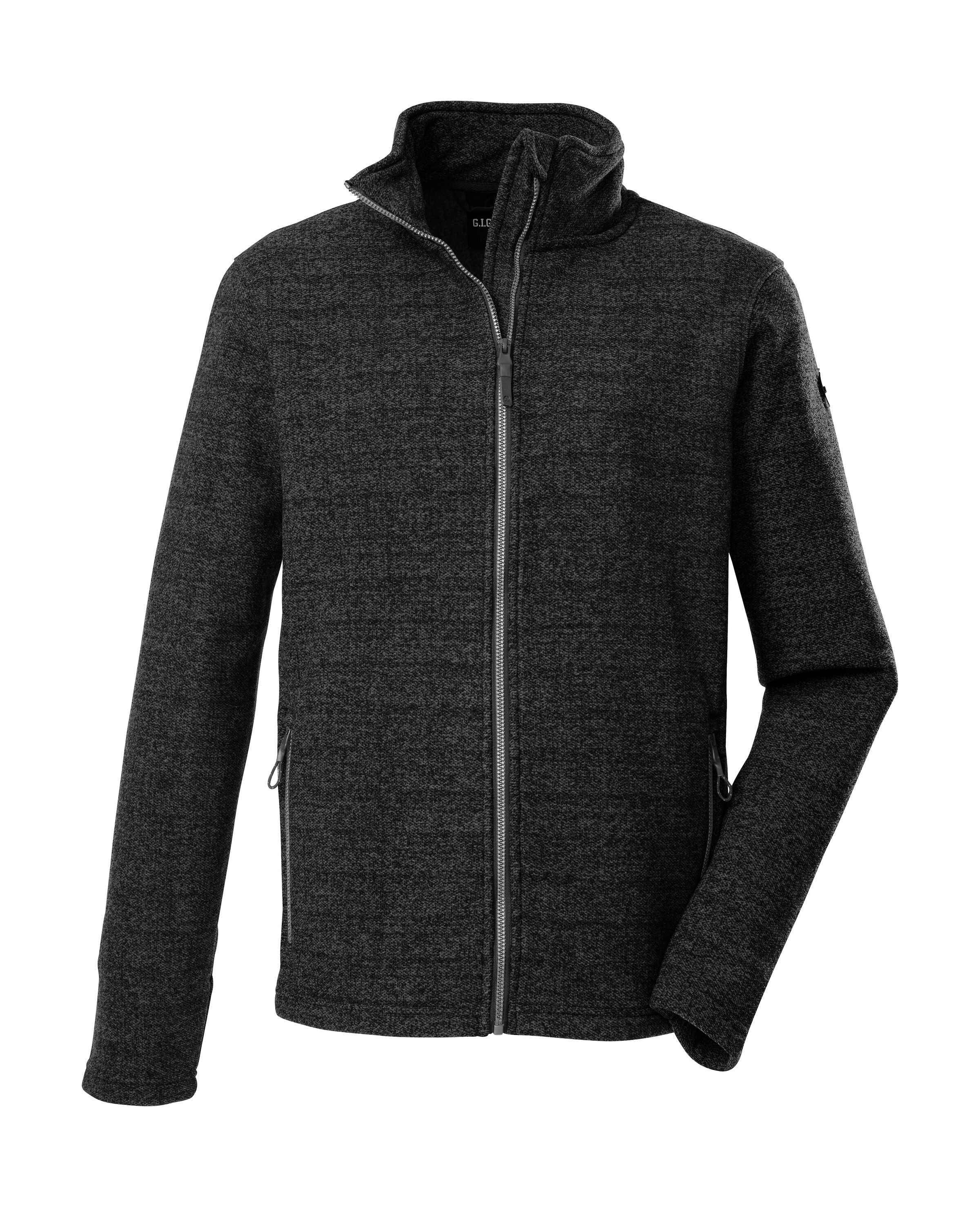 G.I.G.A. DX by killtec Fleecejacke »GW 42 MN FLC JCKT« G.I.G.A. DX Fleecejacke: Melange Optik, Zipper-Taschen, Kinnschutz
