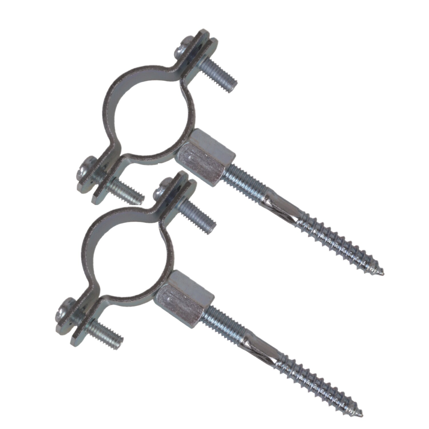 KIRCHHOFF Rohrschelle 2er Set 20 - 26 mm, mit Stockschraube M8 x 80 mm für HDPE Bewässerungssystem, Gartenbewässerung